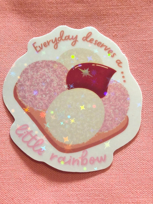 Sponch Cookie Holographic Vynl Die-Cut Sticker