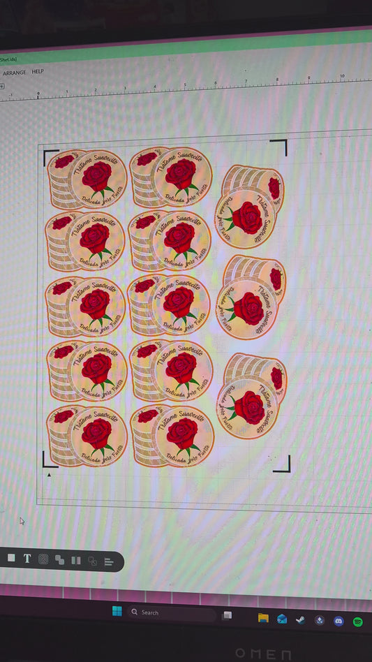 Mazapan Candy Vinyl Sticker