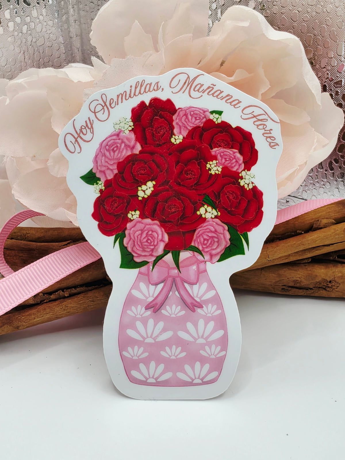 Roses Holographic Vynl Sticker