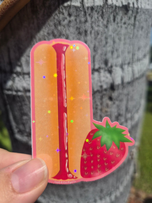 Strawberry Cookie Vinyl sticker